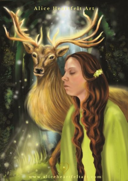 Alice Heartfelt Art - Intuition - digitale Malerei