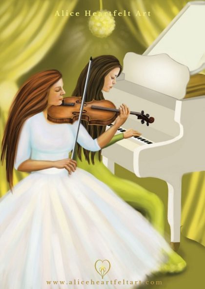 Alice Heartfelt Art - 13 nawyków ludzi sukcesu - Synergia - ilustracja cyfrowa