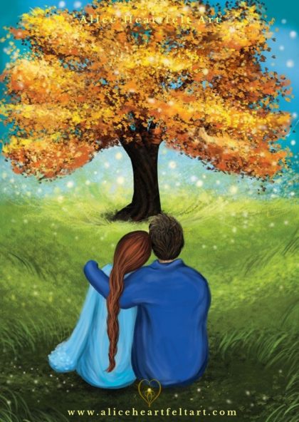 Alice Heartfelt Art - 13 nawyków ludzi sukcesu - Zrozumienie - ilustracja cyfrowa