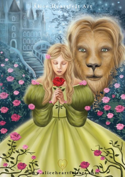 Alice Heartfelt Art - Die Schöne und das Biest - die digitale Malerei
