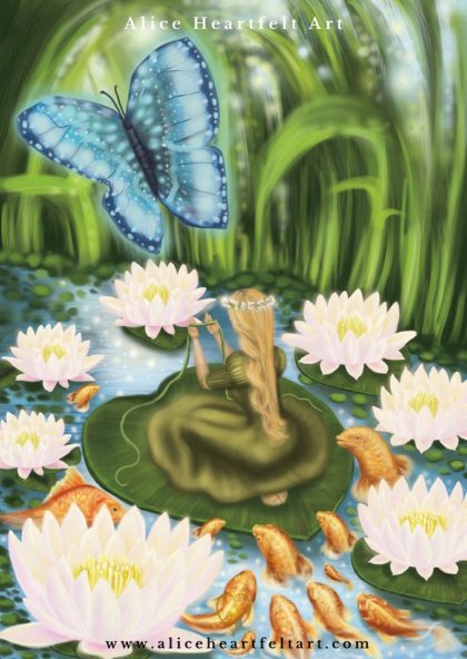 Alice Heartfelt Art - Däumelinchen - die digitale Malerei