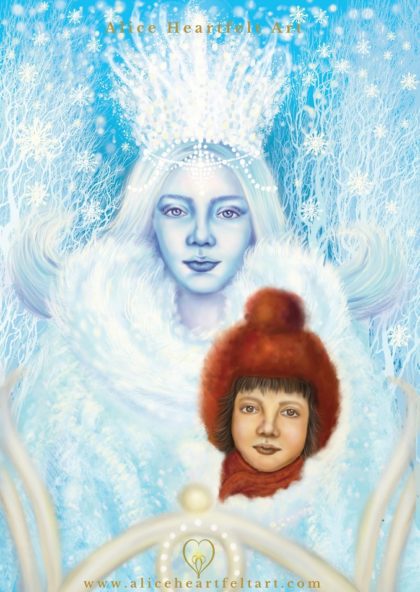 Alice Heartfelt Art - "Die Schneekönigin" - die digitale Malerei