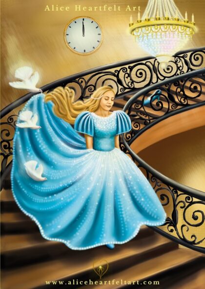 Alice Heartfelt Art -  Aschenputtel  - die digitale Malerei